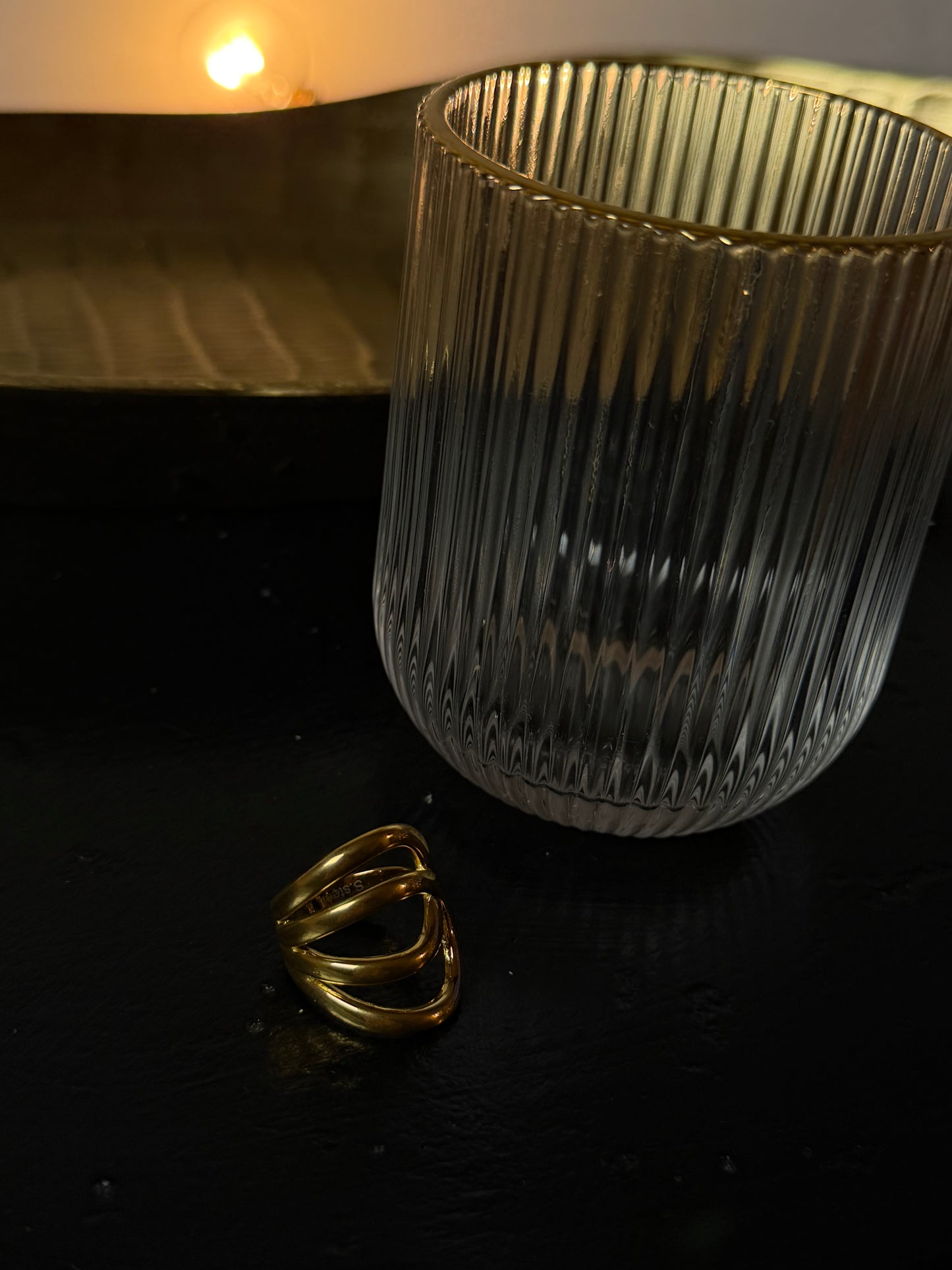 ANELLO ABSTRACT - ORO