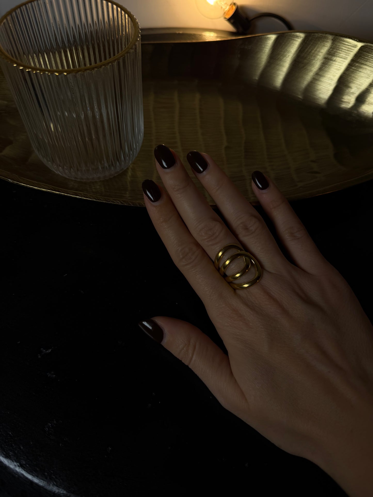 ANELLO ABSTRACT - ORO