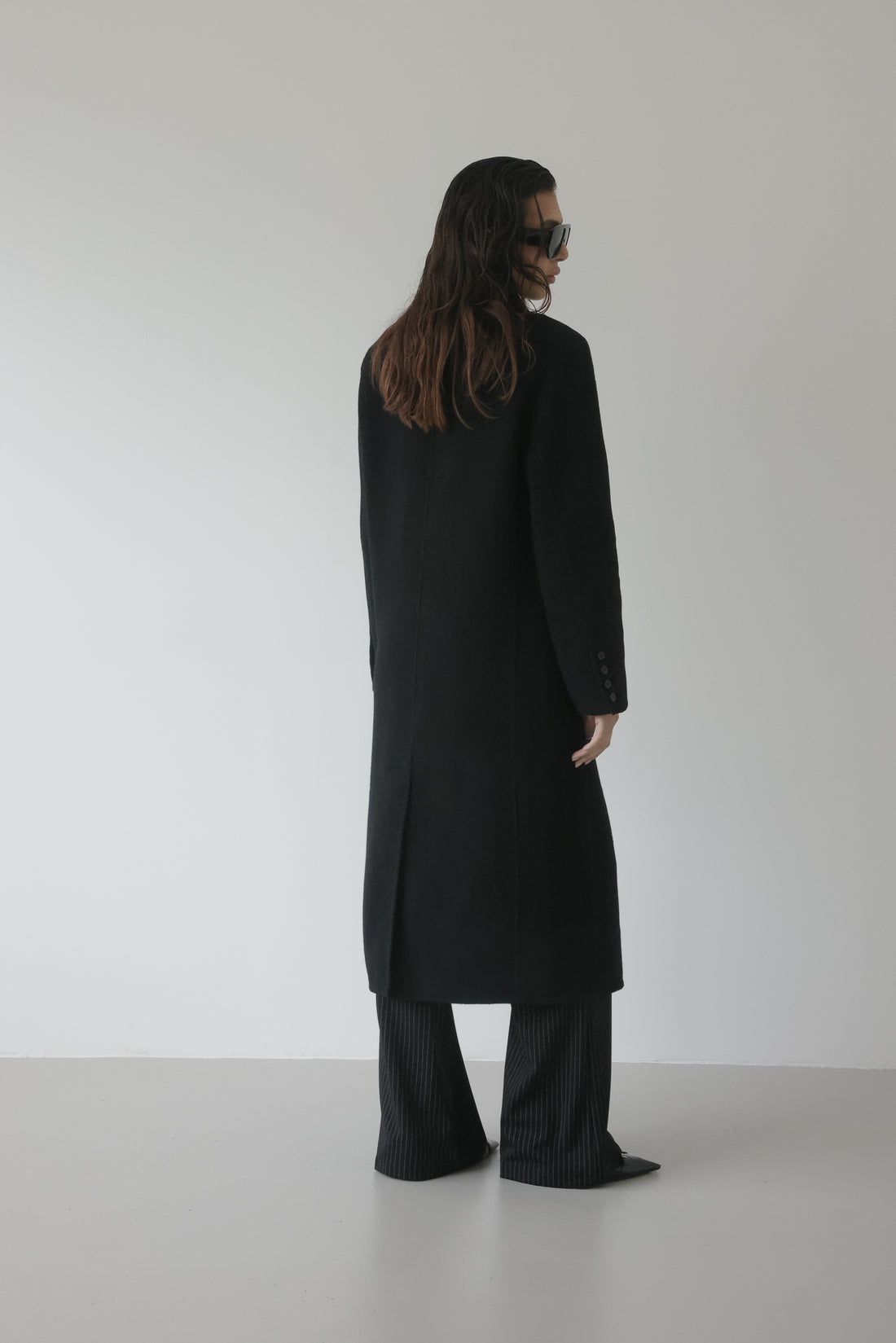 CAPPOTTO DOPPIOPETTO IN LANA - NERO HAR035