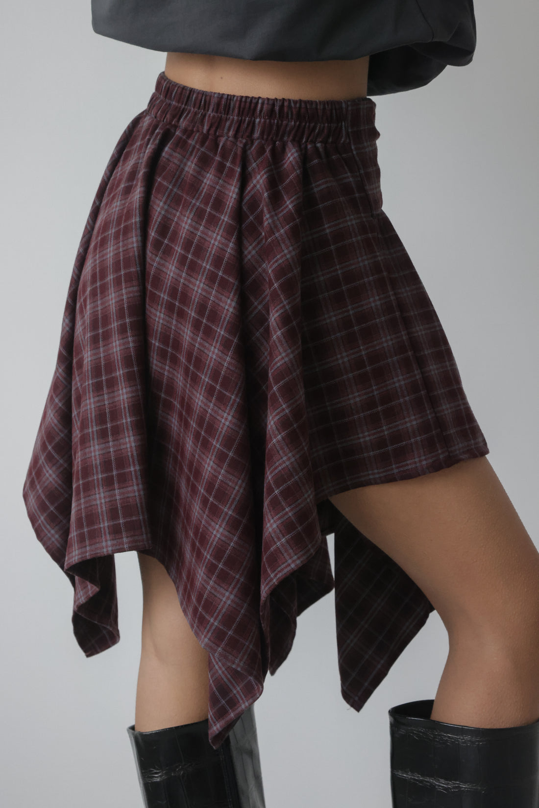 GONNA CAMICIA A QUADRI - WINE 2798