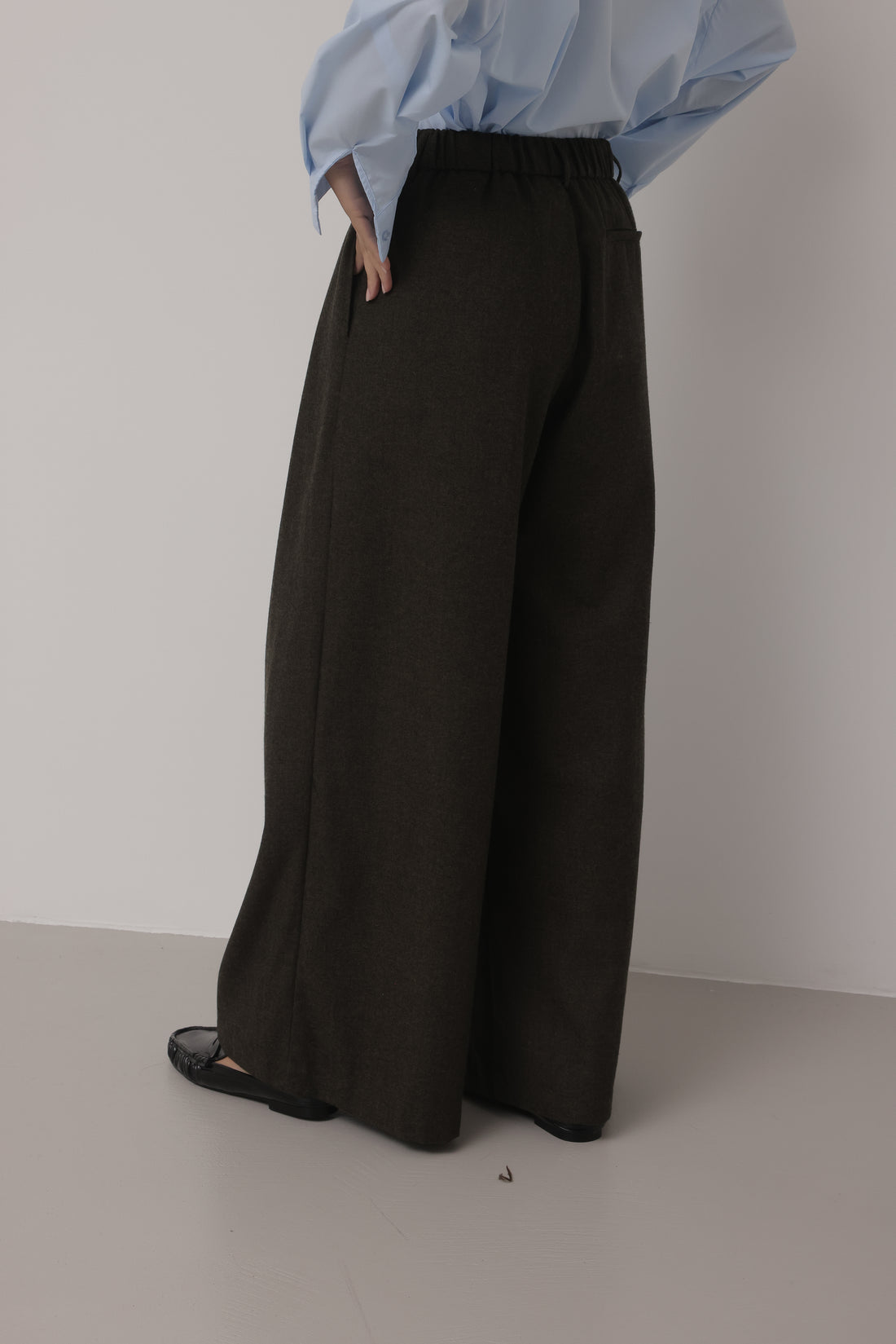 TAILLEUR IN LANA DOWNTOWN STREET - VERDE HAR031