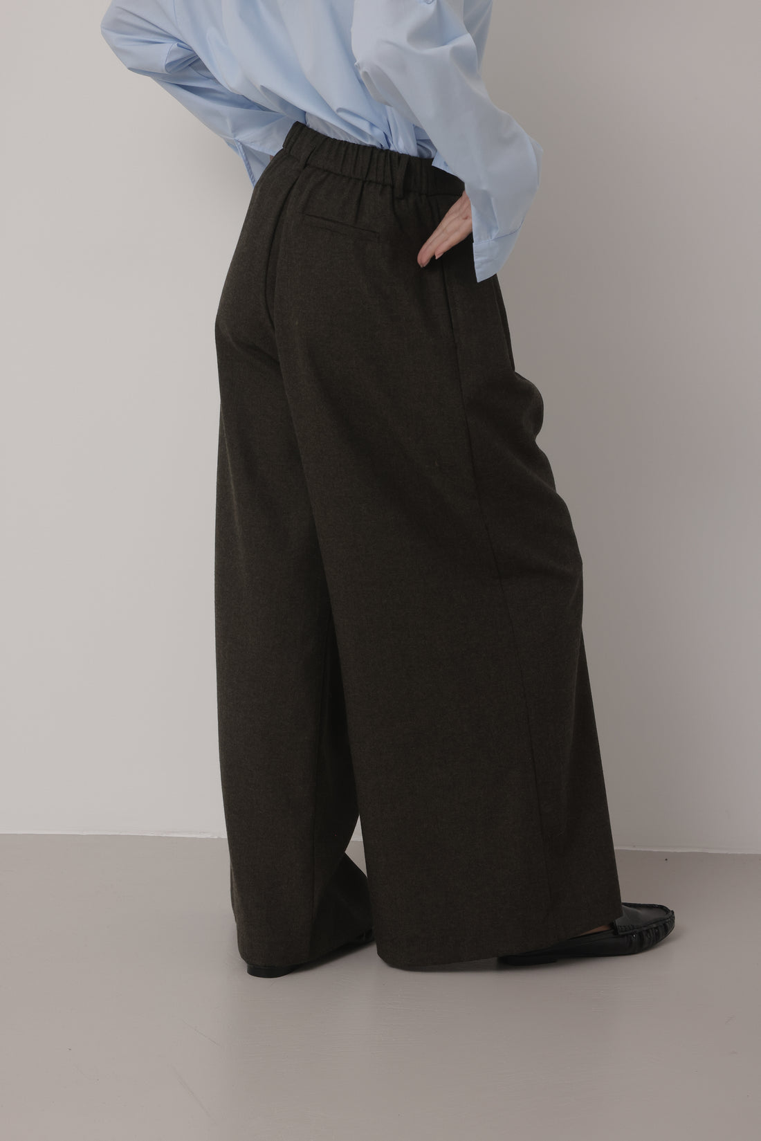 TAILLEUR IN LANA DOWNTOWN STREET - VERDE HAR031